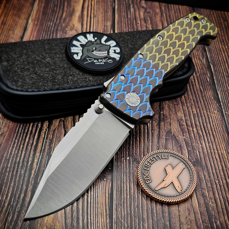 Demko Titanium Thumb Stud XXX Dragonscale Custom 4.0