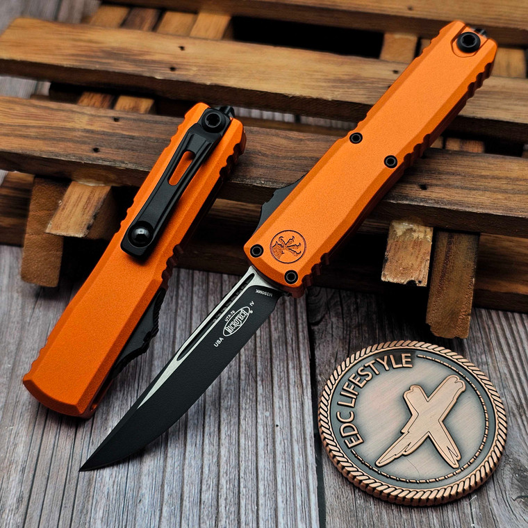 Microtech UTX-70 Gen IV Orange 2.5" S/E 11484-1OR