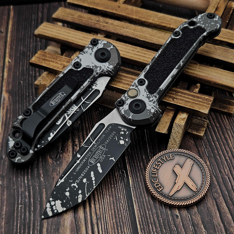Microtech LUDT 3.5" T/E Gen III Battle Ready Natural Clear 1136-1BYNC-RND by EDC Lifestyle