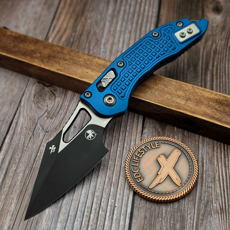 Microtech M-Stitch Ram-Lok Blue Frag S/E 169MRL-1FRBL - Preowned S5