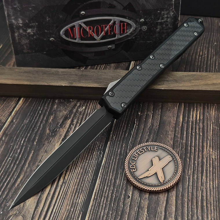 Microtech Makora II Carbon Fiber DLC D/E S/N 620 - Preowned