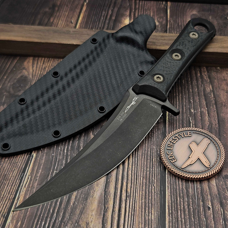 Microtech DLC SBK S/E Carbon Fiber 200-1DLCCFS S/N 200 - Preowned