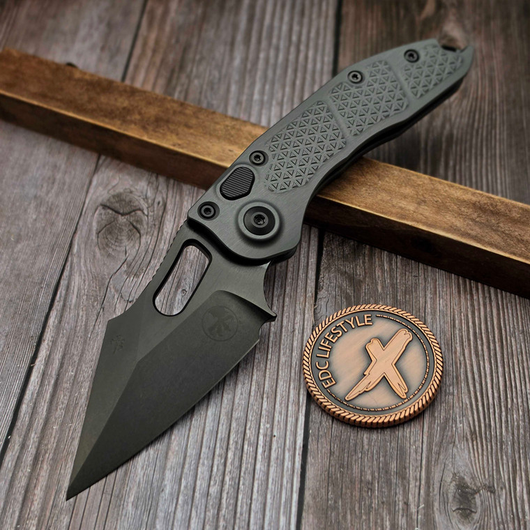 Microtech Stitch Auto Natural Clear S/E DLC 169-1DLCTNCS - Preowned EDC Lifestyle