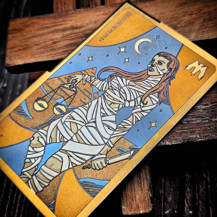 Mummert Gold Mystic Mummy Titanium Cutting Card