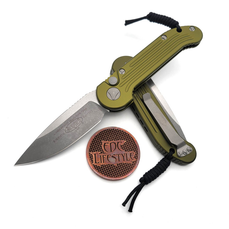 Microtech L.U.D.T. 135-10APOD OD Green Apocalyptic Standard LUDT