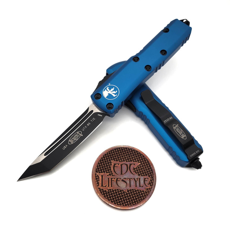 Microtech UTX-85 233-1BL Blue Tanto Edge