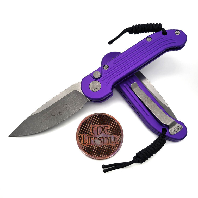 Microtech L.U.D.T. 135-10APPU Purple Apoclayptic Standard LUDT