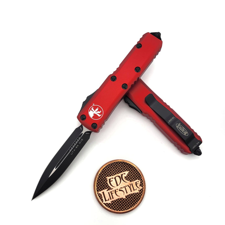 Microtech UTX-85 232-1 Double Edge Red