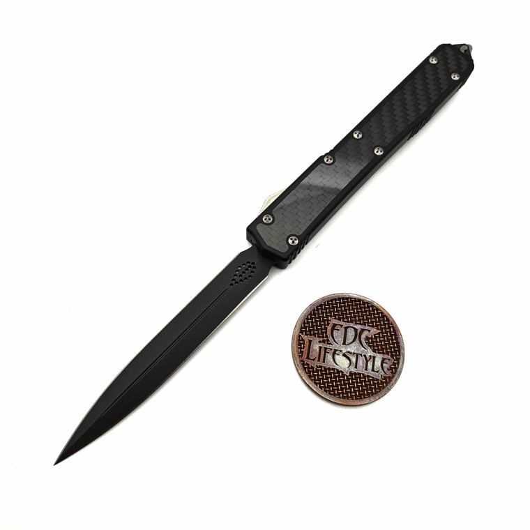 Microtech Makora II 106-1 D/E DLC Plain - Preowned