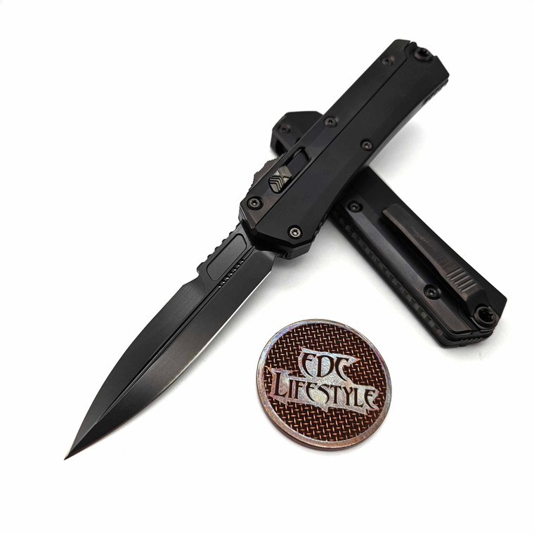 Microtech Knives Glykon 184-1DLCTSH Bayonet DLC Shadow