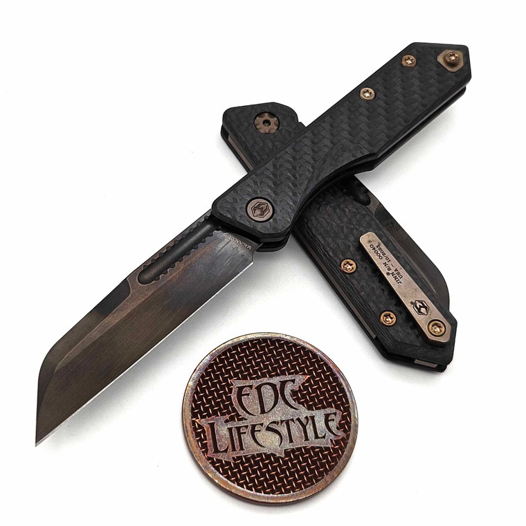 Heretic Jinn Slipjoint DLC S/E Carbon Fiber H013-6A-CF