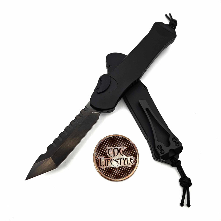 Heretic Knives Hydra Single Action Auto DLC Tanto H006-6A-T