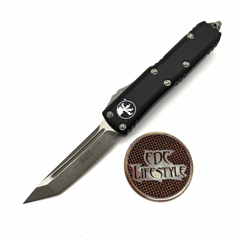 Microtech UTX-85 233-10AP Black Apocalyptic Tanto