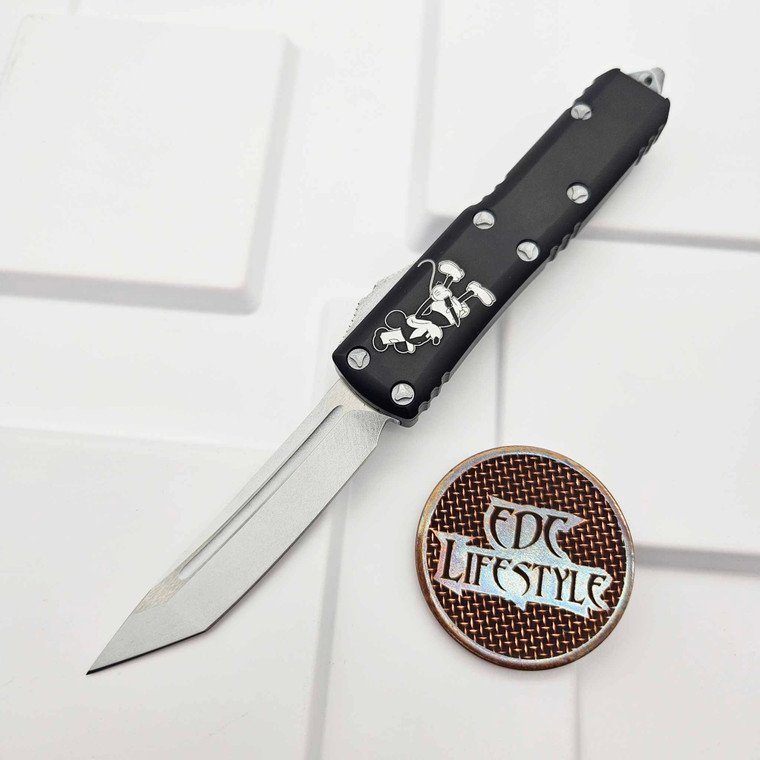 Microtech UTX-85 233-1SB Steamboat Willie Tanto