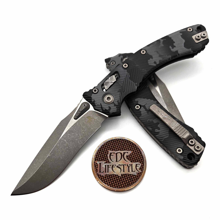 Microtech Amphibian Ram-Lok 137RL-10APFLUCS Fluted Urban Camo Aluminum Apocalyptic Standard