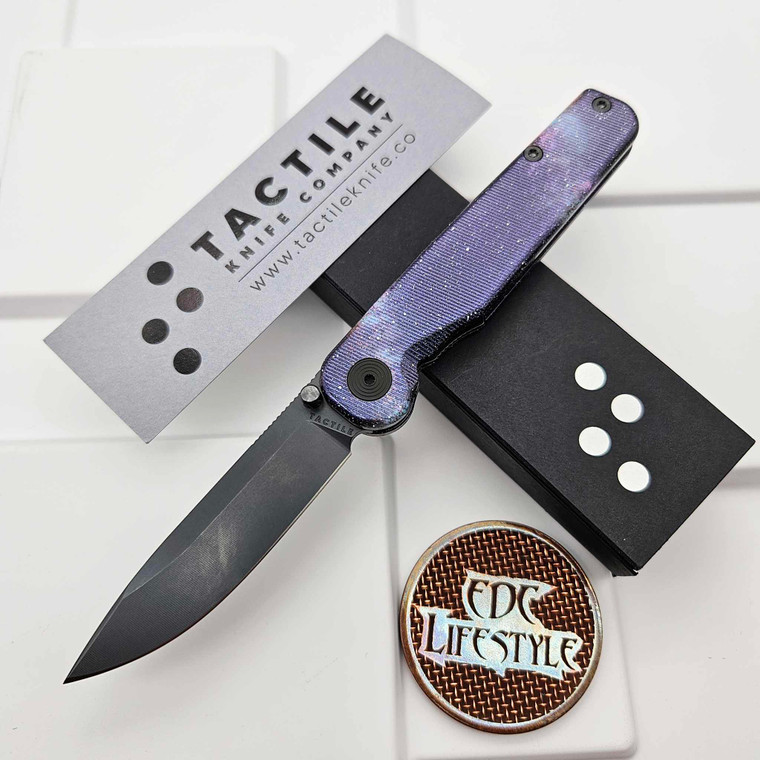 Tactile Knife Company Rockwall Thumb-Stud Deep Space Magnacut - Preowned