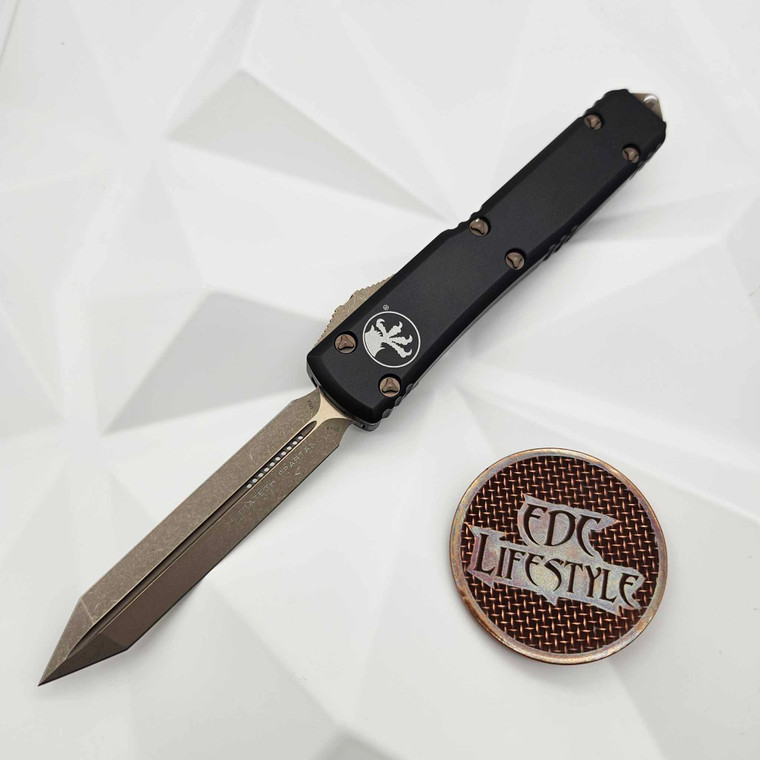 Microtech Ultratech 223-13AP Spartan Bronze Apocalyptic - Preowned