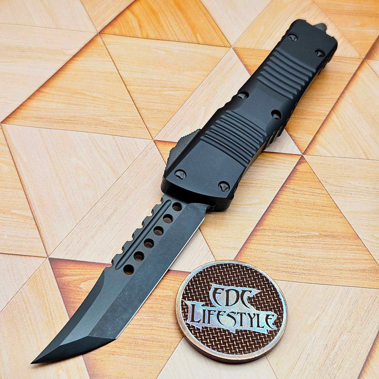 Microtech Combat Troodon 219-1DLCTS DLC Tactical Hellhound Signature Series Serial 015 - Preowned