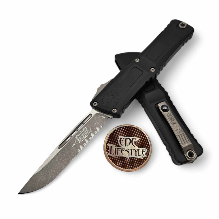 Microtech Combat Troodon Generation III 1143-11AP Single Edge Partial Serrated Apocalyptic
