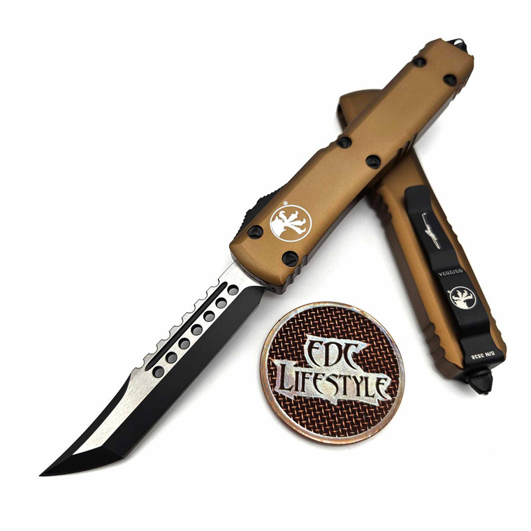 Microtech Ultratech 119-1TAS Tan Hellhound Black Standard