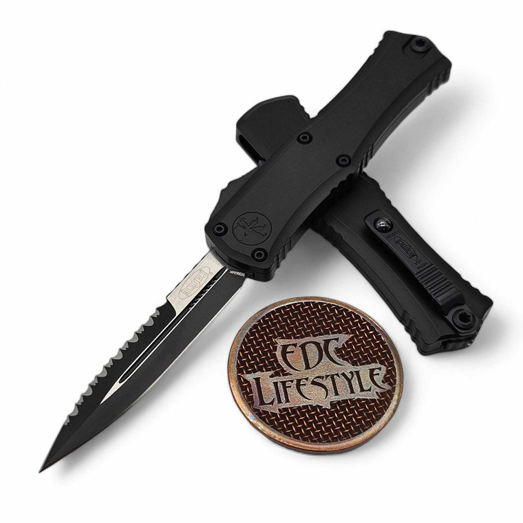 Microtech Mini Hera 1701M-3T Bayonet Full Serrated Black Standard