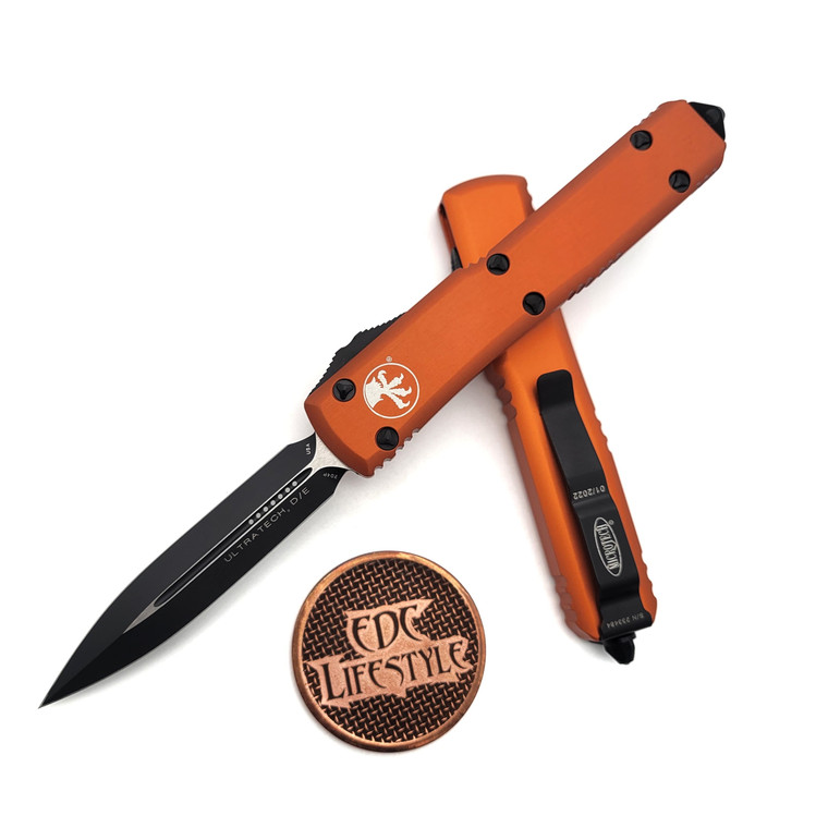 Microtech Ultratech 122-1OR Orange Double Edge Standard