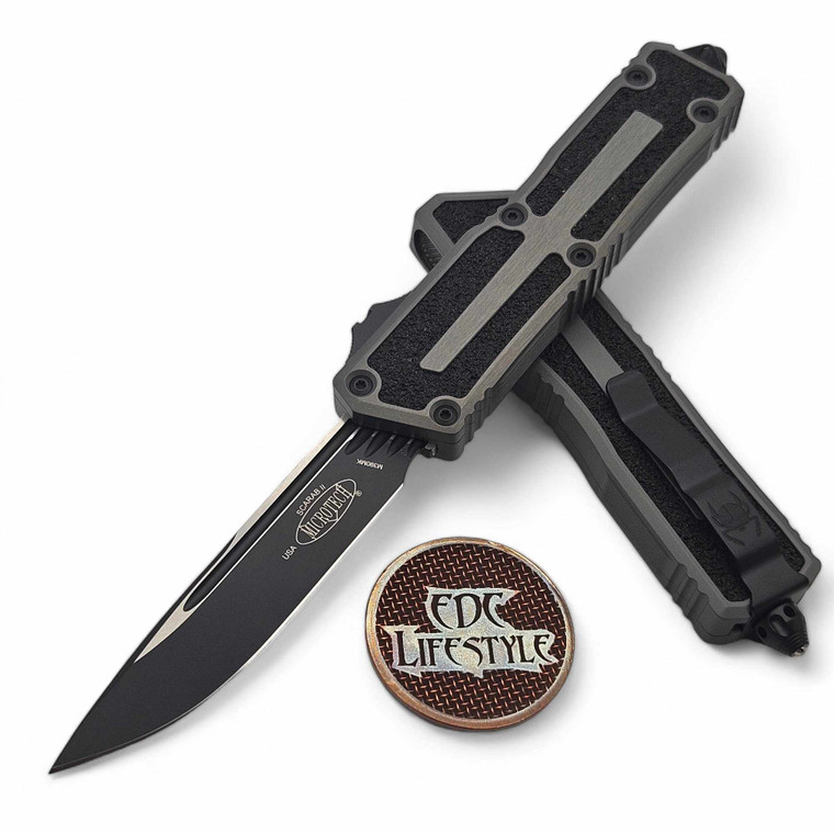 Microtech Scarab II S/E Gen III 1278-1NC Black Standard Natural Clear