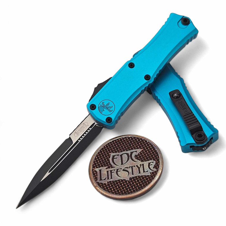 Microtech Mini Hera 1701M-1TQ Turquoise Bayonet black Standard