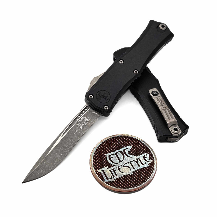 Microtech Hera II Mini Black 2.90" Recurve Apocalyptic 1705M-10AP By Edc Lifestyle