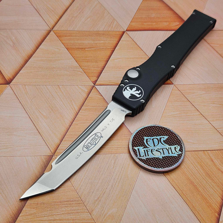 Microtech Knives Halo V T/E Stonewash Standard 150-10 - Preowned