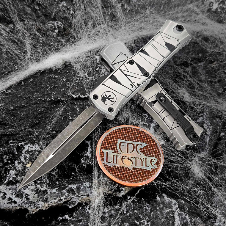 Microtech Hera II Mini Halloween Mummy Wrap 2.90" D/E 1702M-1HWMYS By Edc Lifestyle
