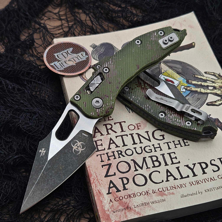 Microtech Stitch Ram-Lok 169RL-1FLOBS Fluted Outbreak Aluminum