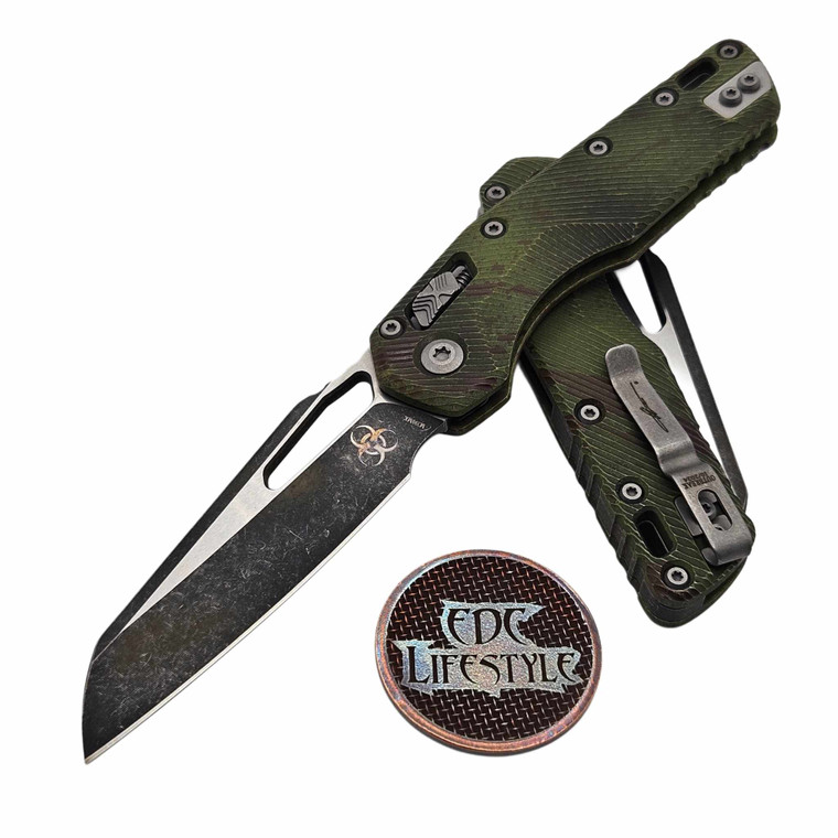 Microtech MSI Ram-Lok Outbreak Fluted Aluminum 3.85" S/E 210-1FLOBS By Edc Lifestyle