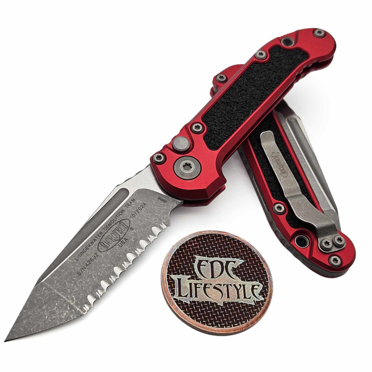 Microtech LUDT T/E Full Serrated Gen III 1136-12APRD Red