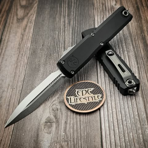 Microtech Ultratech ZBP 1122-10 Black Double Edge 3.5
