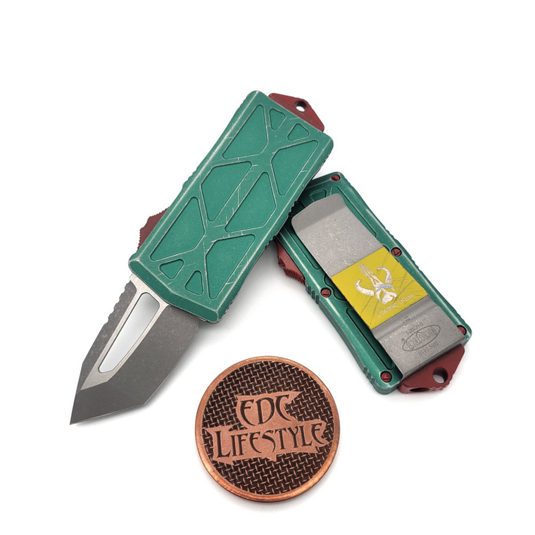 Microtech  Exocet 158-10BH Bounty Hunter Tanto Money Clip OTF Knife