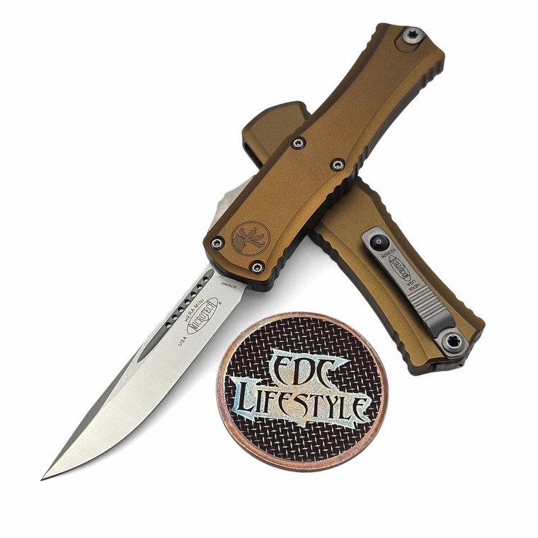 Microtech Hera II Mini Tan 2.90" S/E Satin 1703M-4TA By Edc Lifestyle