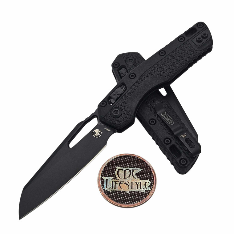 Microtech MSI Ram-Lok Black Tri-Grip Polymer 3.85" S/E Tactical 210T-1TPM By Edc Lifestyle