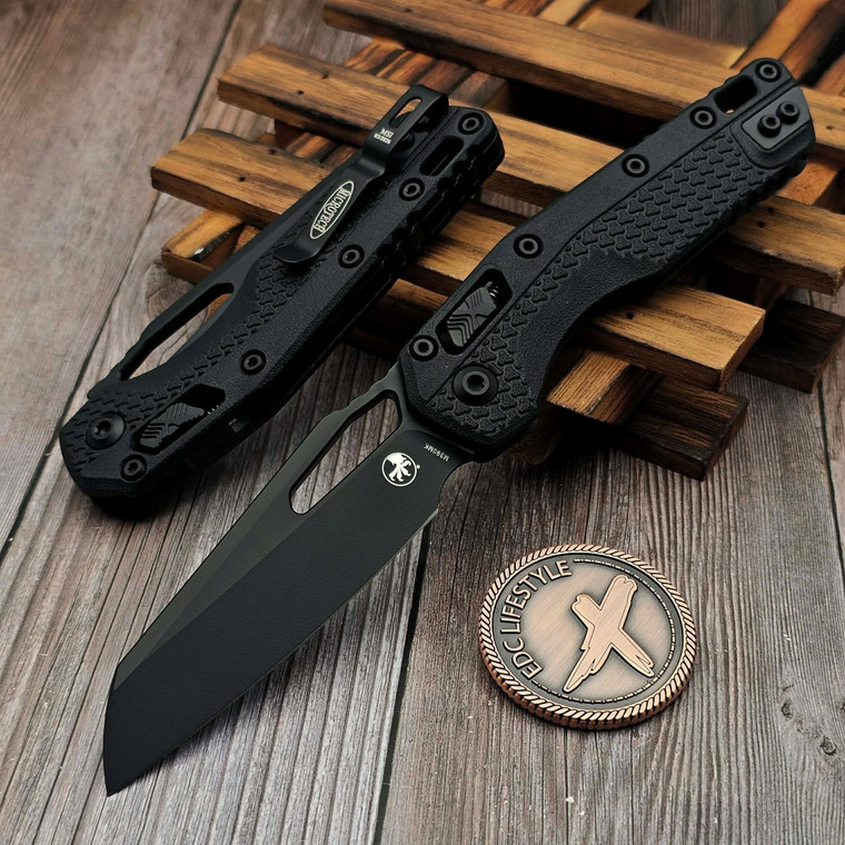 Microtech MSI Ram-Lok Black Tri-Grip Polymer 3.85
