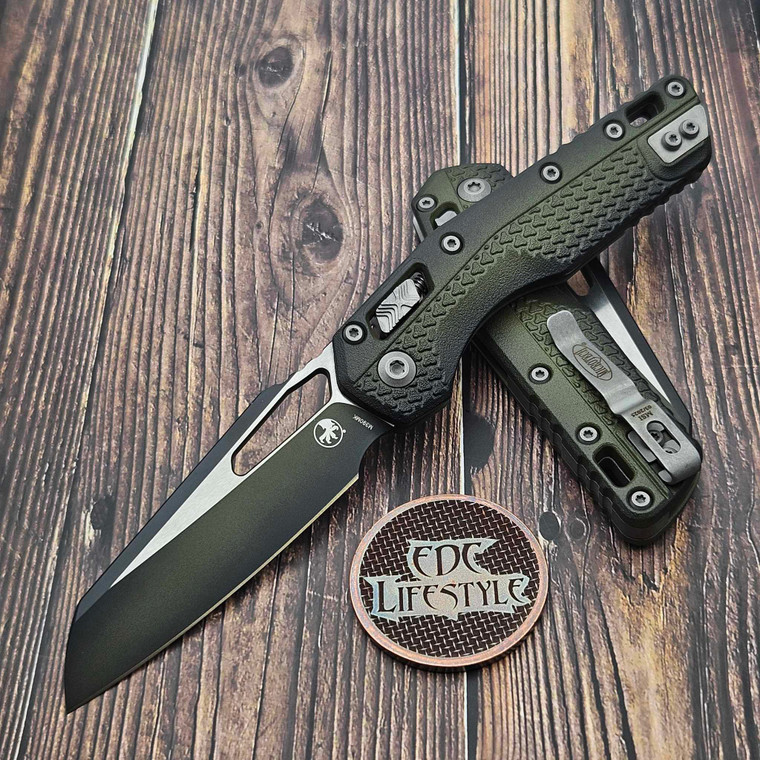 Microtech MSI Ram-Lok S/E Polymer Tri-Grip Cerakote Bazooka Green