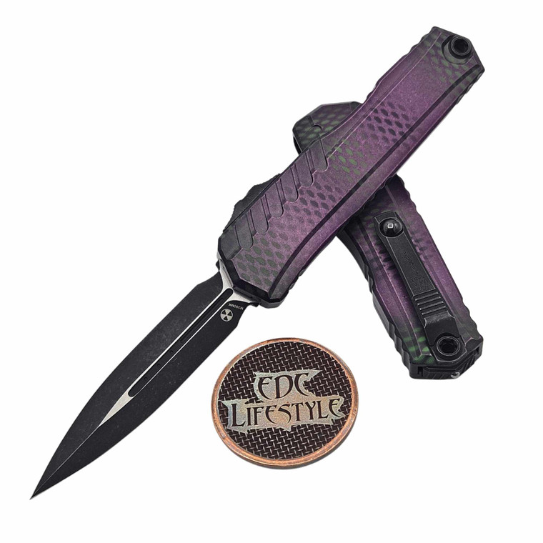 miccho　ex1,1 Microtech Cypher II D/E 1242-1PUX51S Purple X-51 Standard