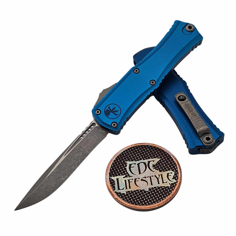 Microtech Hera II Mini Blue 2.90" Recurve Apocalyptic 1705M-10APBL By Edc Lifestyle