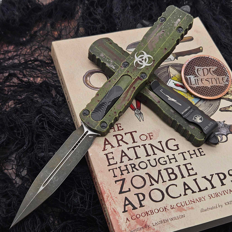 Microtech Knives Dirac Delta Outbreak 3.75" D/E 227-1OBDS By Edc Lifestyle