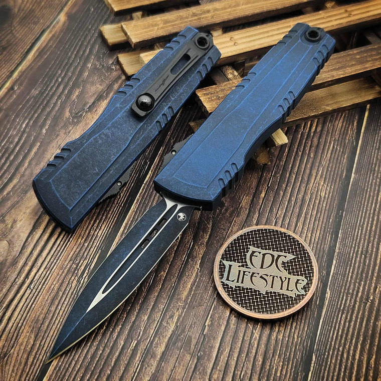 Microtech Knives Surefire Luminary D/E ZBP 1270-1WBLS Weathered