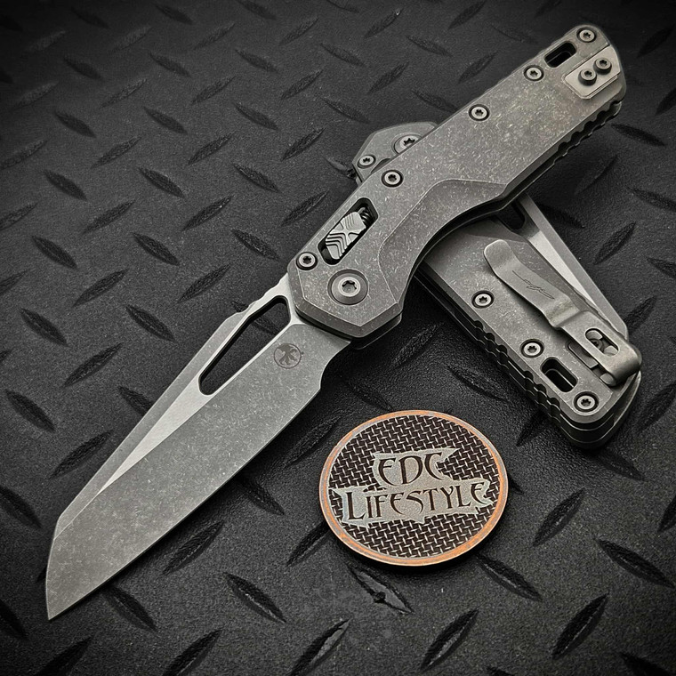 Microtech MSI Ram-Lok 210-10APMS1 Titanium Slab Apocalyptic