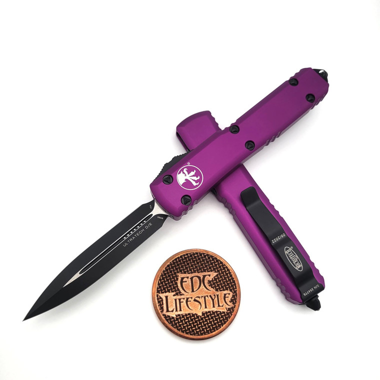 Microtech Ultratech 122-1VI Violet Double Edge Standard