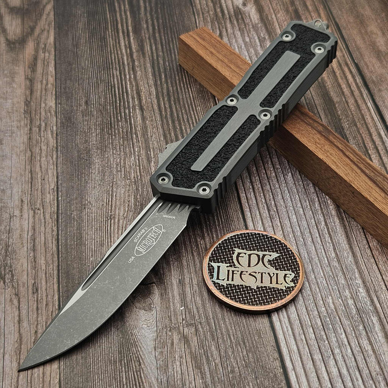 Microtech Scarab II Gen III S/E Natural Clear Apocalyptic 1278-10APNC - Preowned