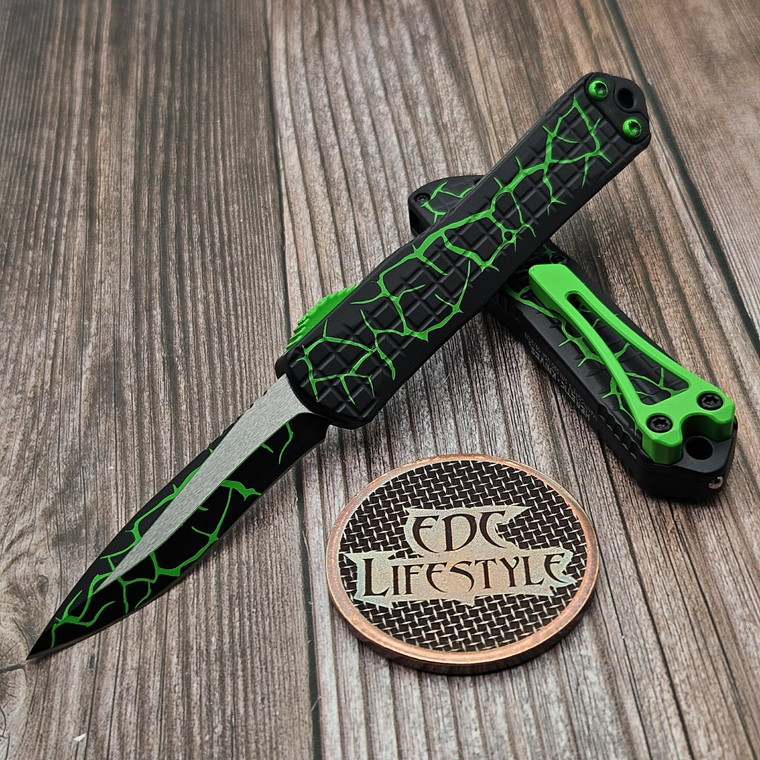 Heretic Knives Manticore S Recurve Grenade Grip UV Toxic Magma