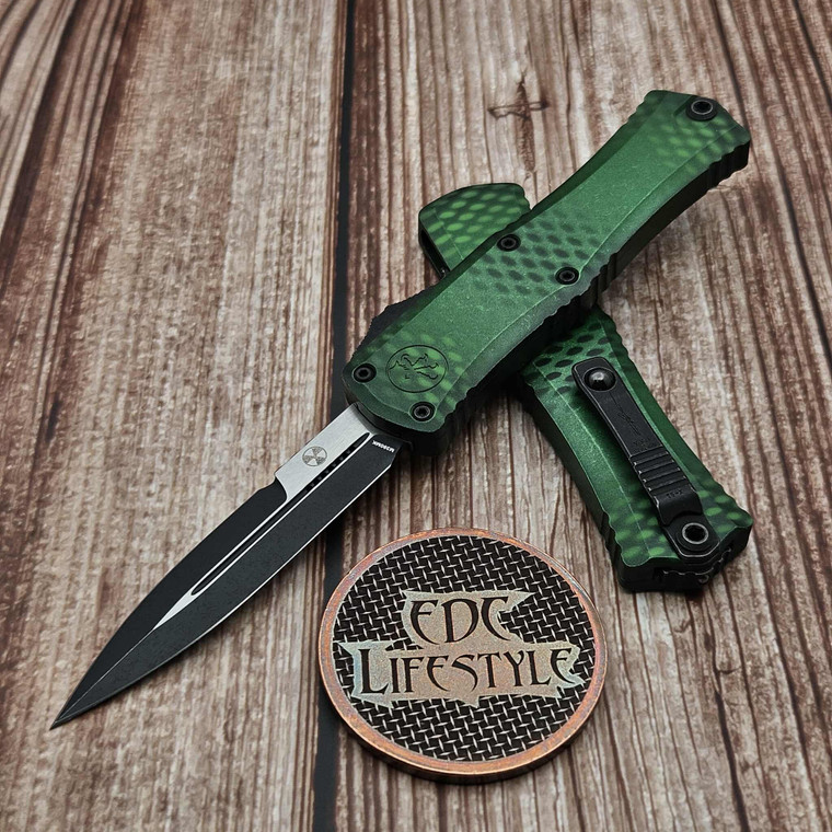 Microtech Hera II Mini Green X-51 2.90" Bayonet 1701M-1GRX51S By Edc Lifestyle