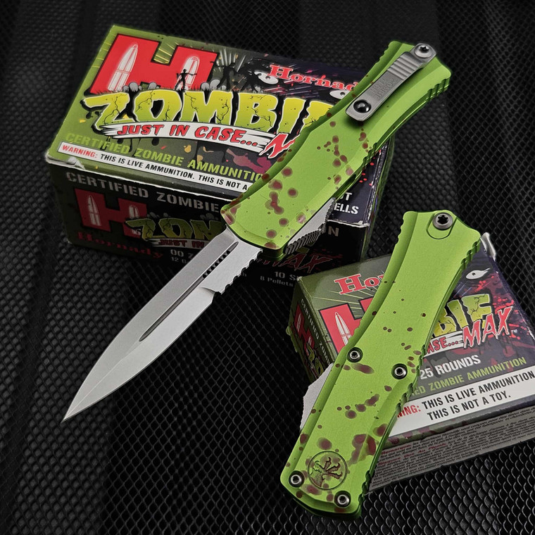 Microtech Hera II Mini Zombie 2.90" Bayonet Stonewash 1701M-10Z By Edc Lifestyle